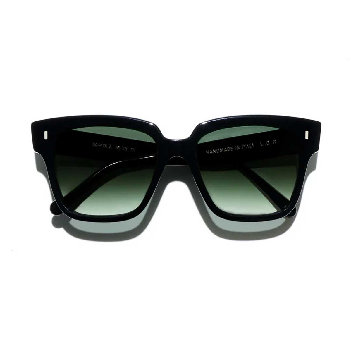 L.G.R. Occhiali da Sole Dakhla 3117 Nero 01/Verde Sfumato G15 3