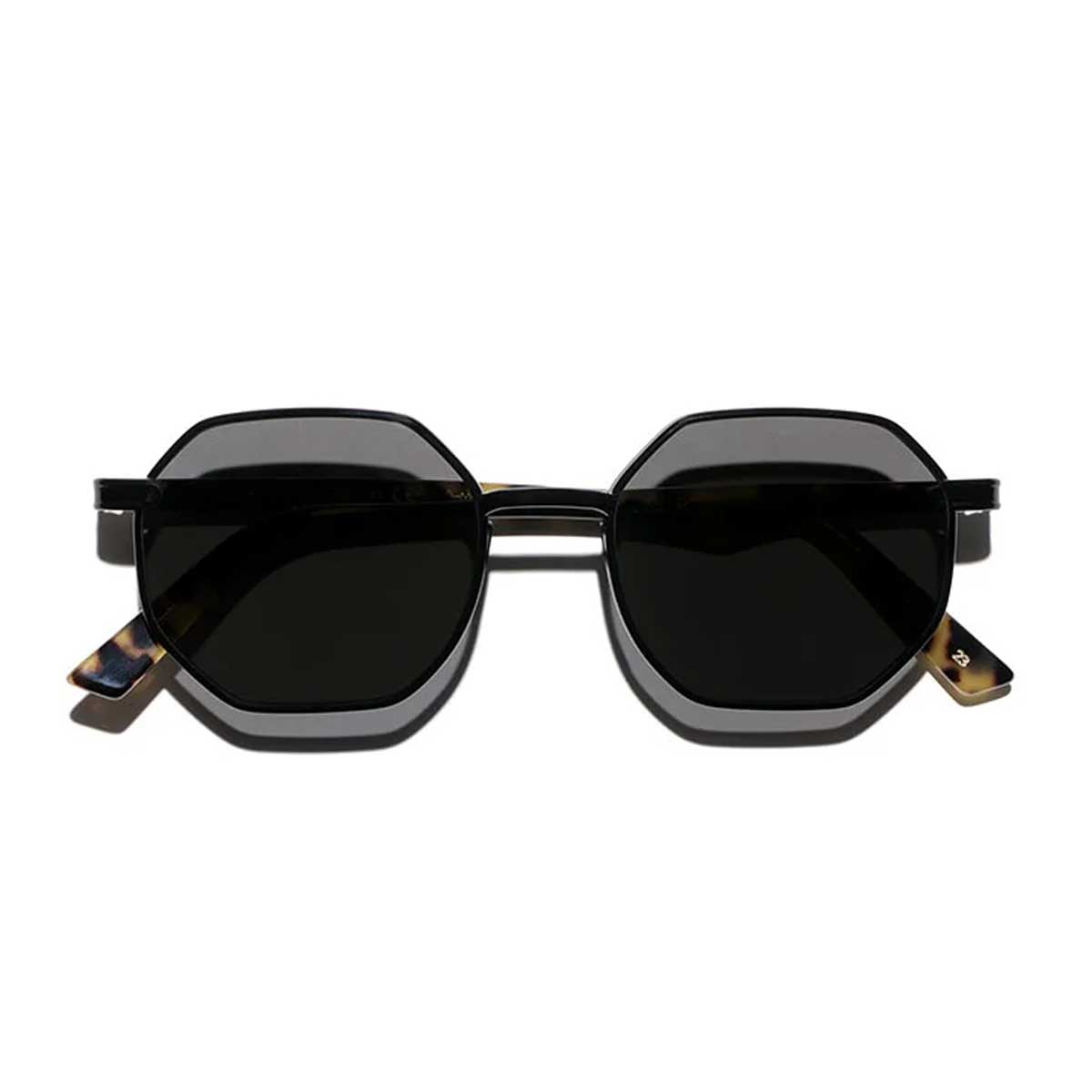 L.G.R. Occhiali da Sole Danakil 6343 Nero Marrone Tartarugato 23/Grigio 3