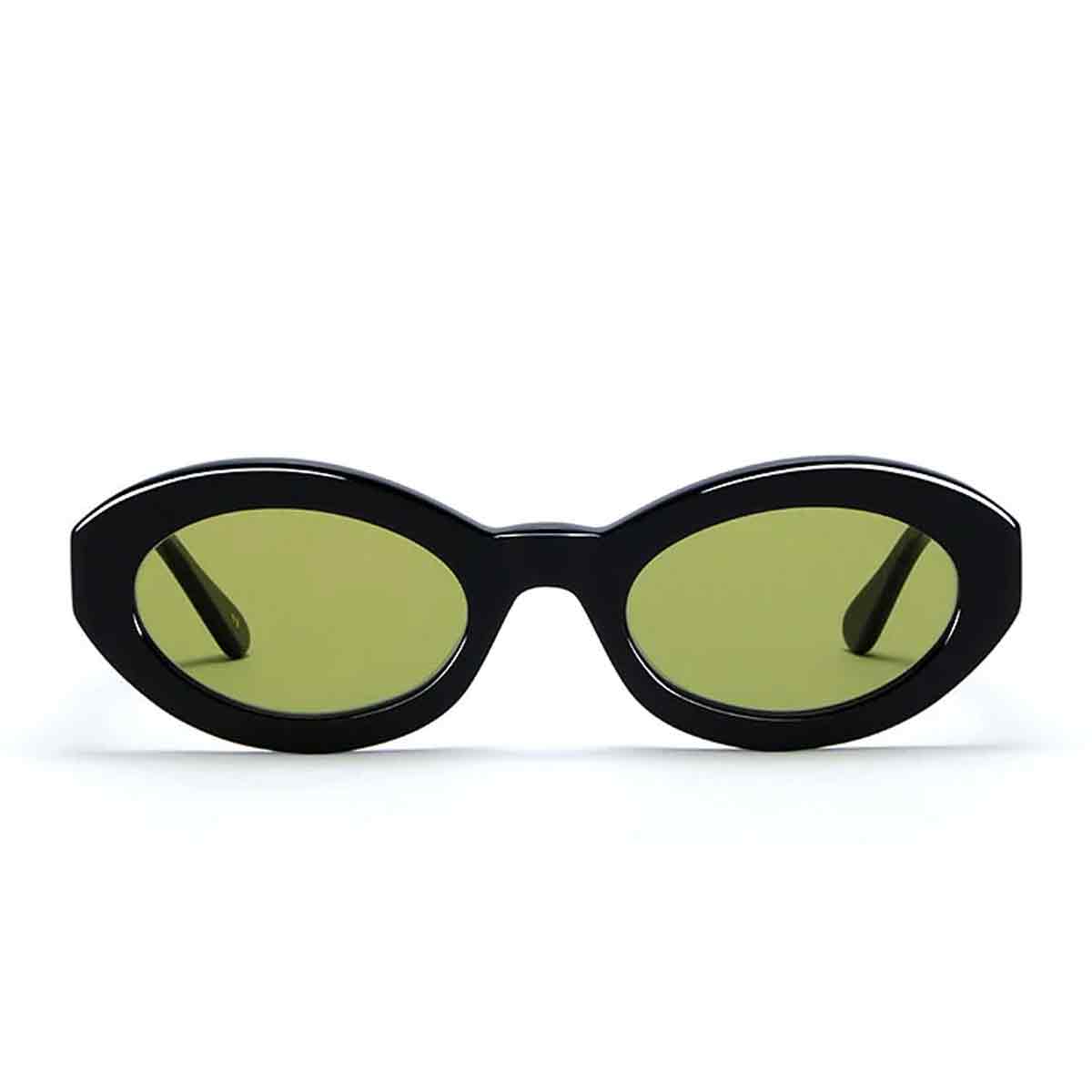 L.G.R. Occhiali da Sole Dawa 6440 Nero 01/Verde Fotocromatici