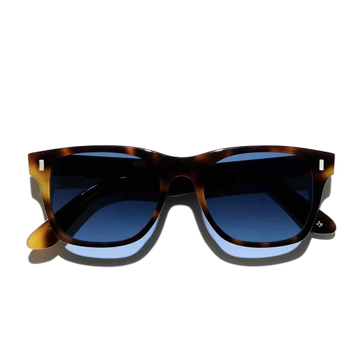 L.G.R. Occhiali da Sole Jambo 3781 Marrone Maculato 39/Blu Sfumato HD 3