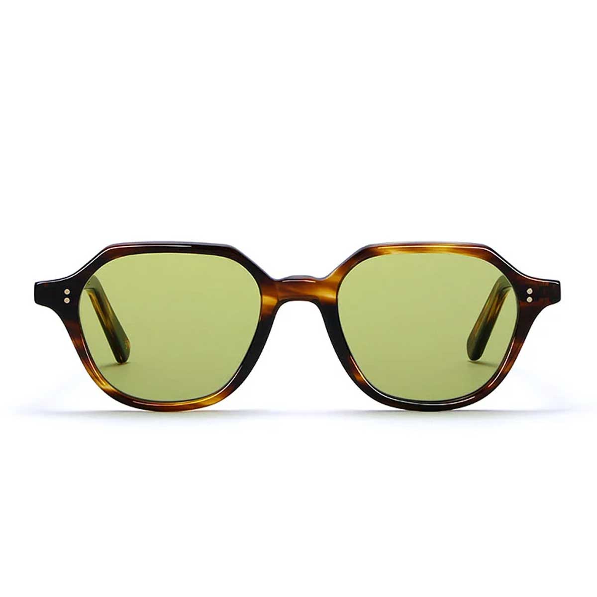 L.G.R. Occhiali da Sole Johannesburg 6848 Marrone Tabacco 90/Verde Fotocromatici