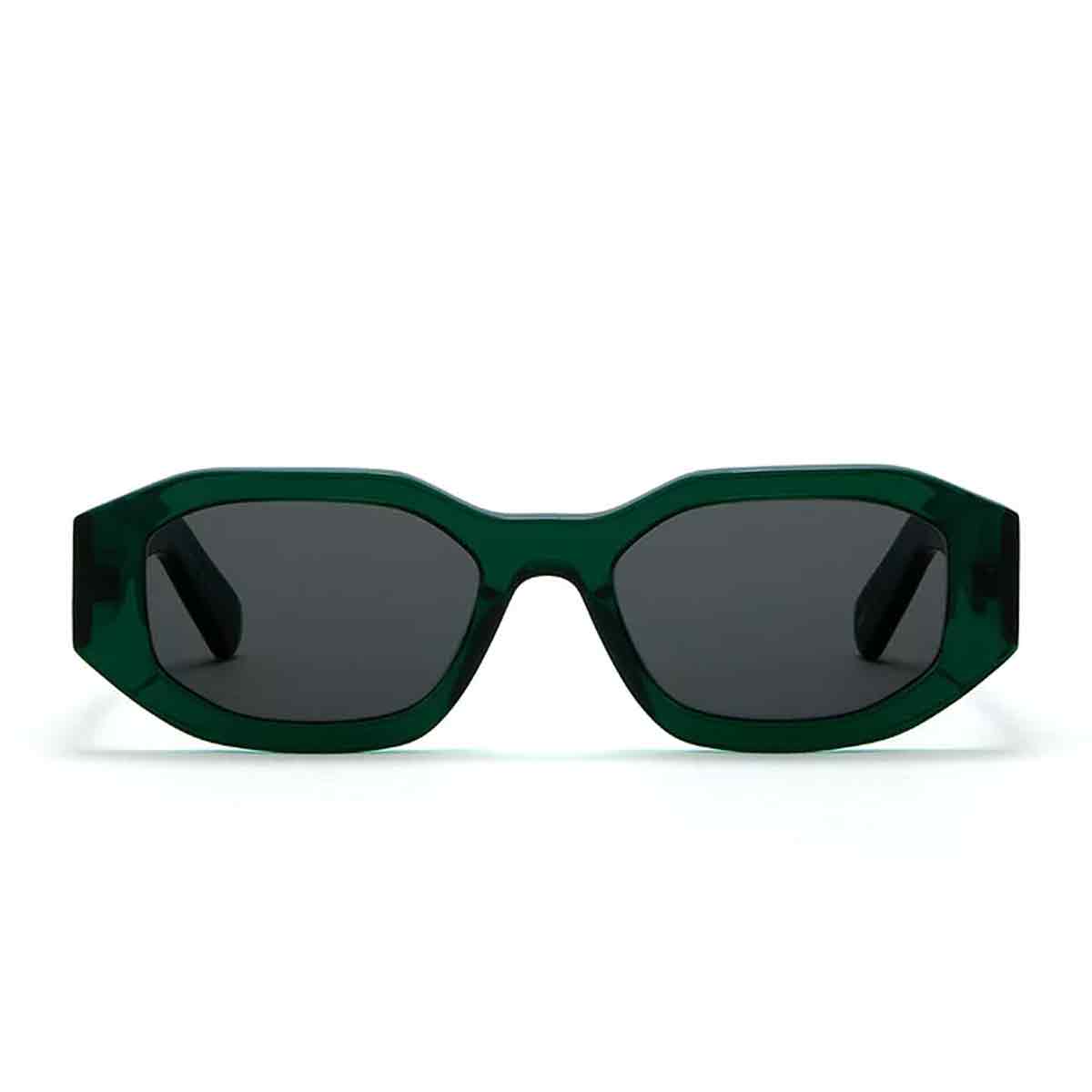 L.G.R. Occhiali da Sole Khartoum 5455 Verde Smeraldo 87/Grigio