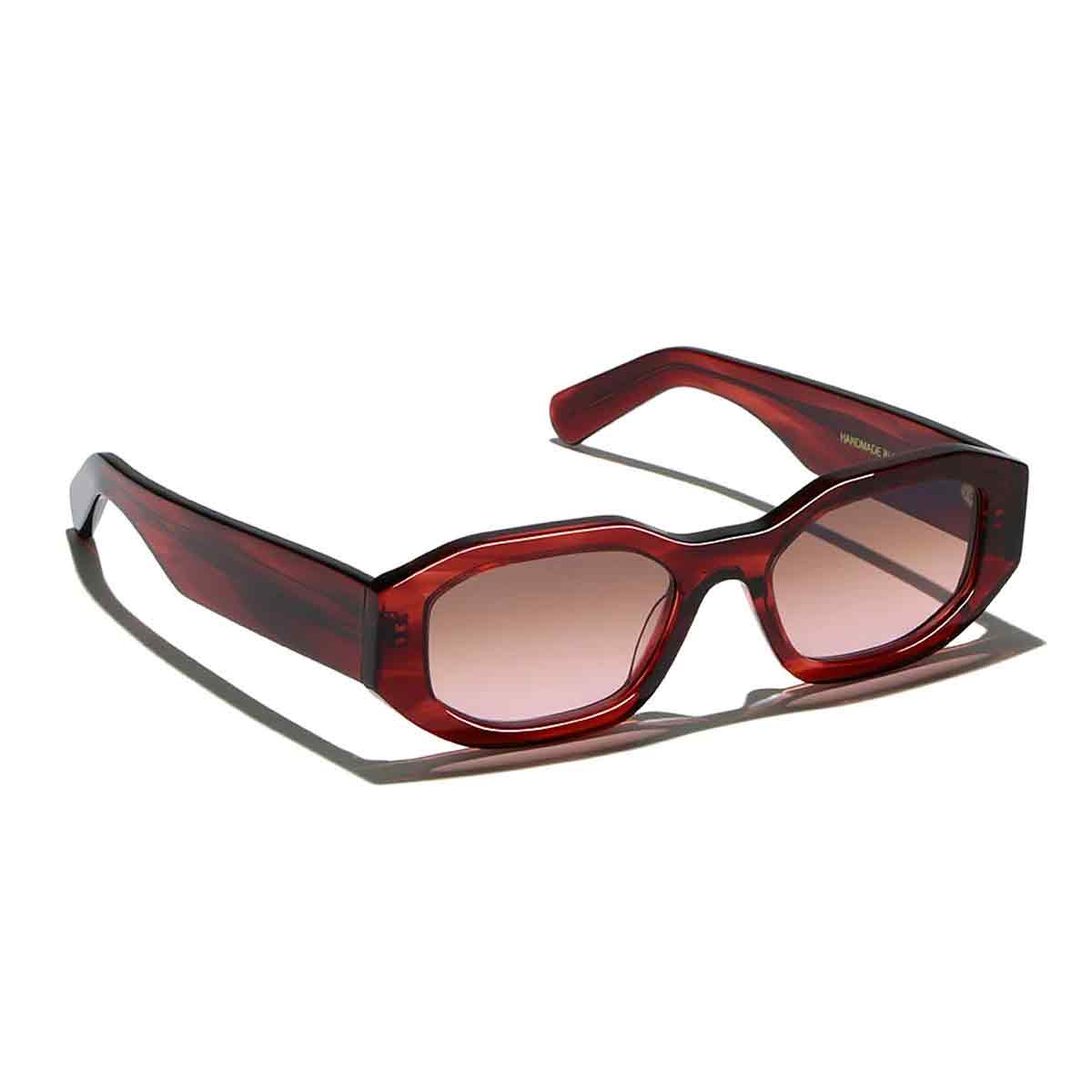 L.G.R. Occhiali da Sole Khartoum 7083 Marrone 103/Rosso Rubino Sfumato Fotocromatici