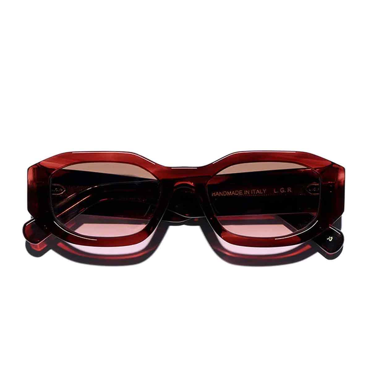 L.G.R. Occhiali da Sole Khartoum 7083 Marrone 103/Rosso Rubino Sfumato Fotocromatici