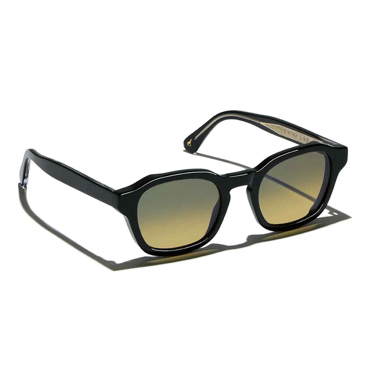 L.G.R. Occhiali da Sole Kigali 7006 Nero Oro 01D/Giallo Sfumato Fotocromatici