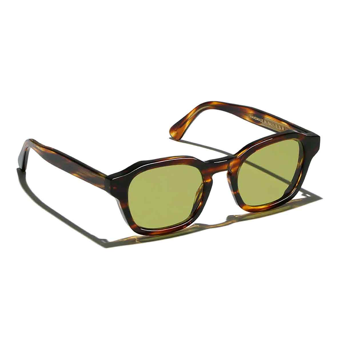 L.G.R. Occhiali da Sole Kigali 7007 Marrone Tabacco 90/Verde Fotocromatici