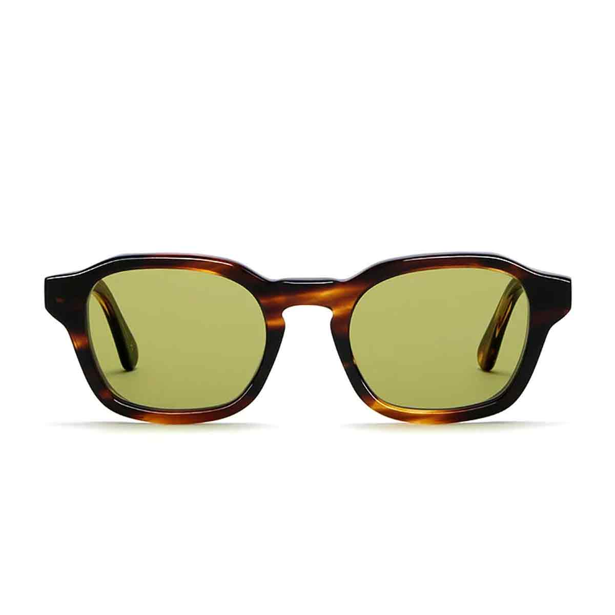 L.G.R. Occhiali da Sole Kigali 7007 Marrone Tabacco 90/Verde Fotocromatici