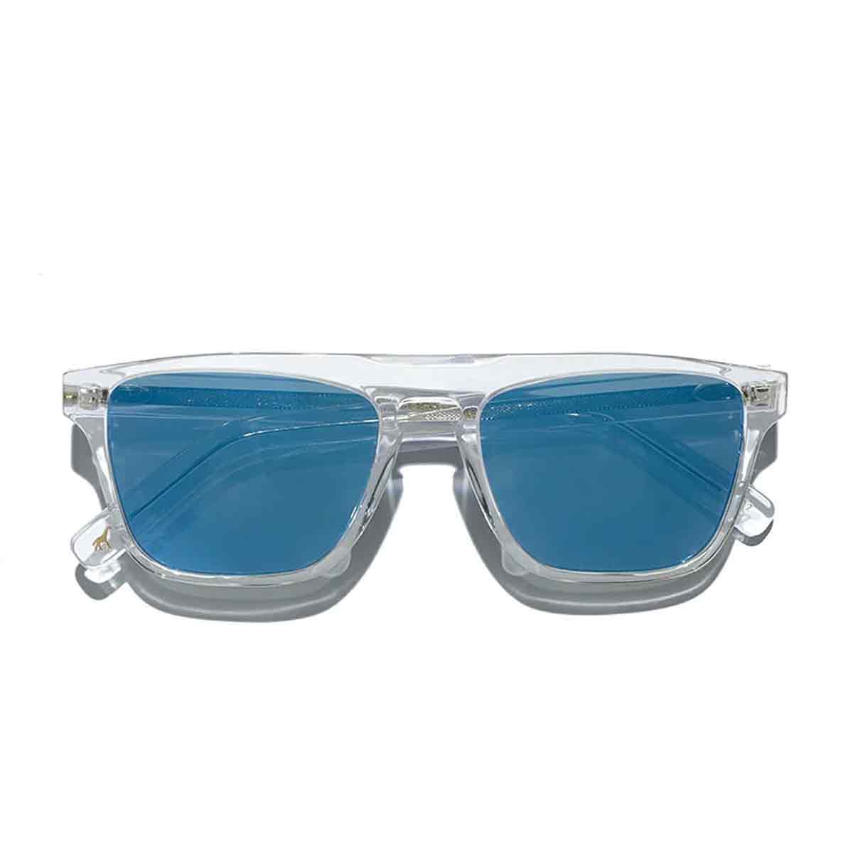 L.G.R. Occhiali da Sole Luanda II 6685 Crystal 27/Blu Specchiato Polarizzati