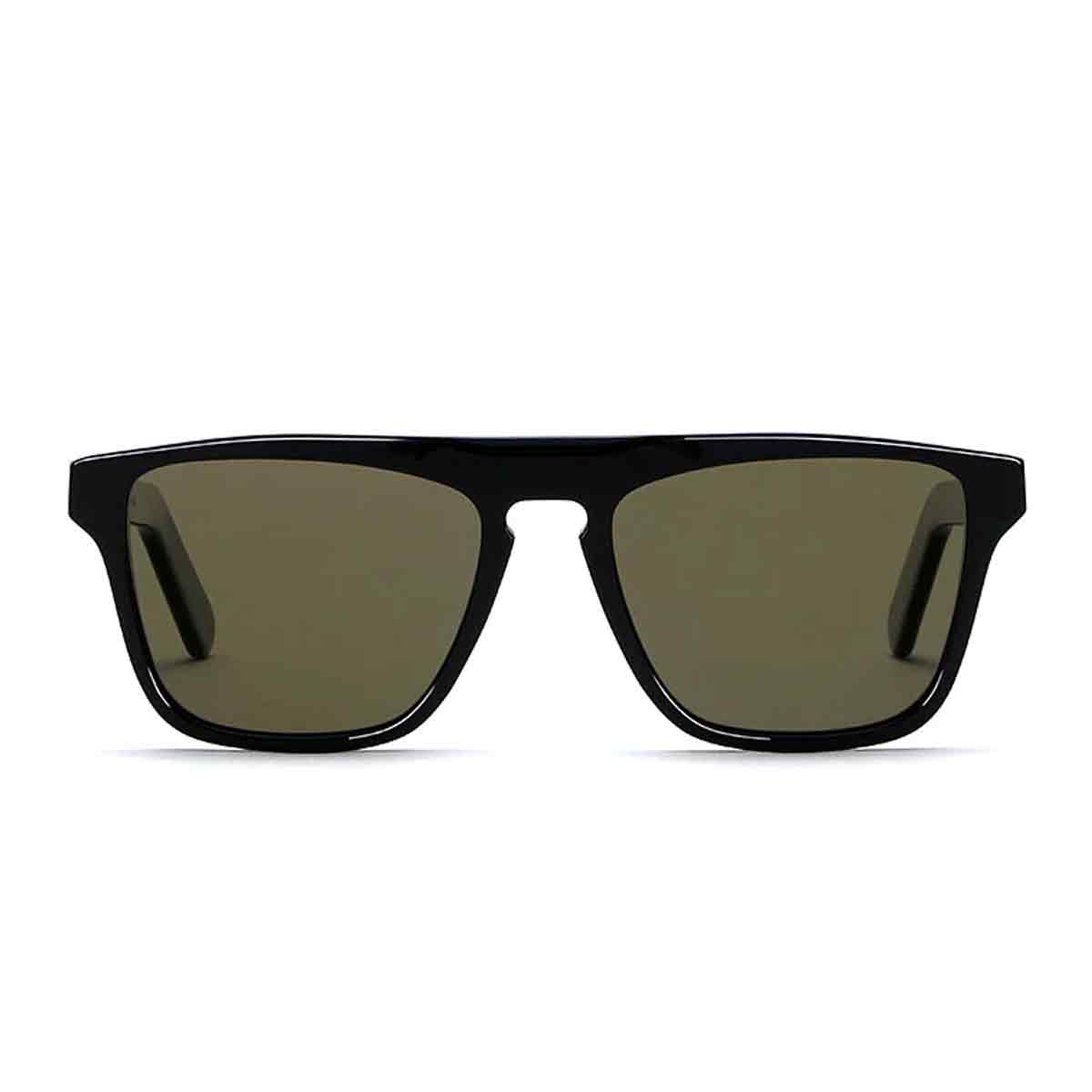 L.G.R. Occhiali da Sole Luanda II 7076 Nero 01/Marrone Polarizzati