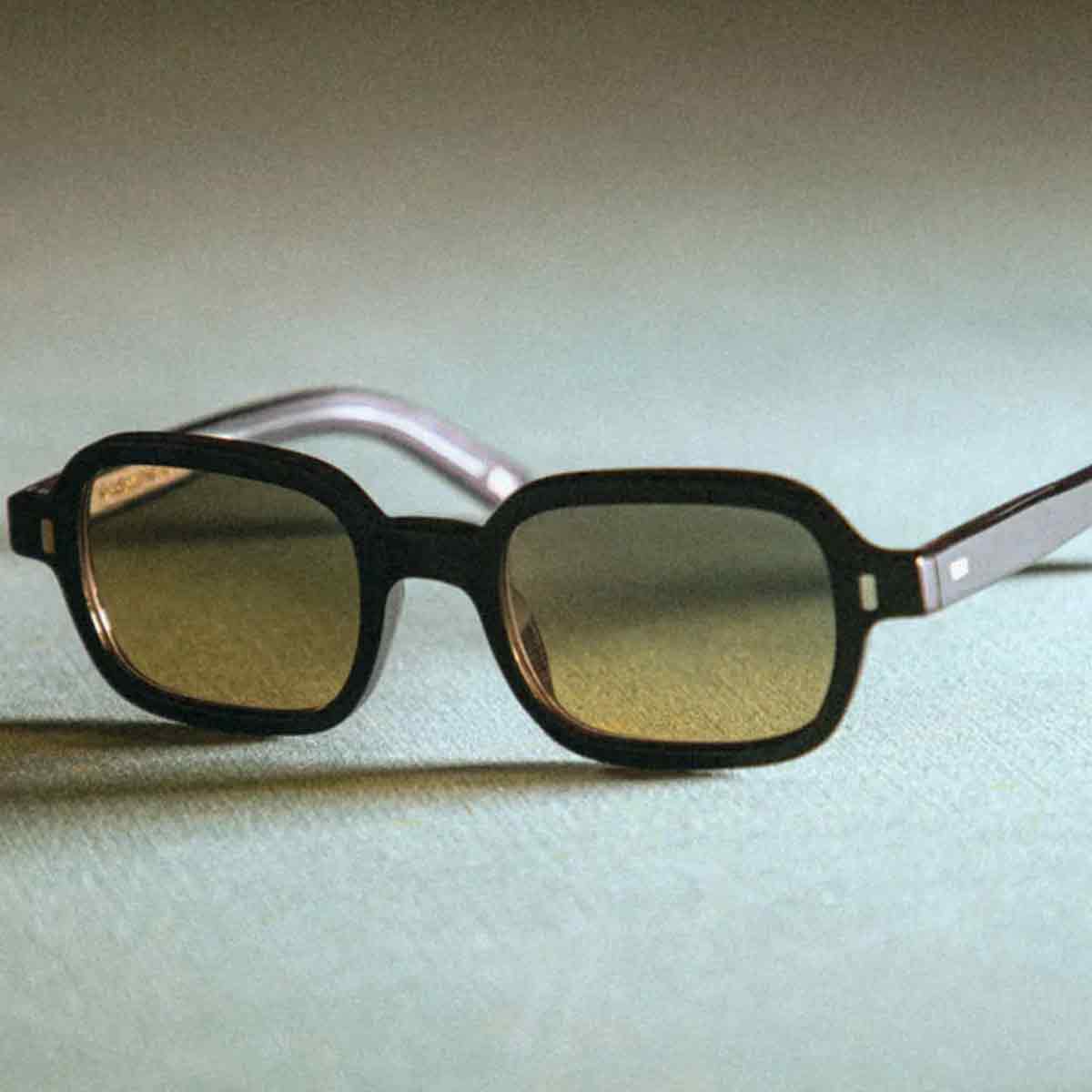 L.G.R. Occhiali da Sole Marrakech Bold 6306 Nero 01/Giallo Sfumato Fotocromatici