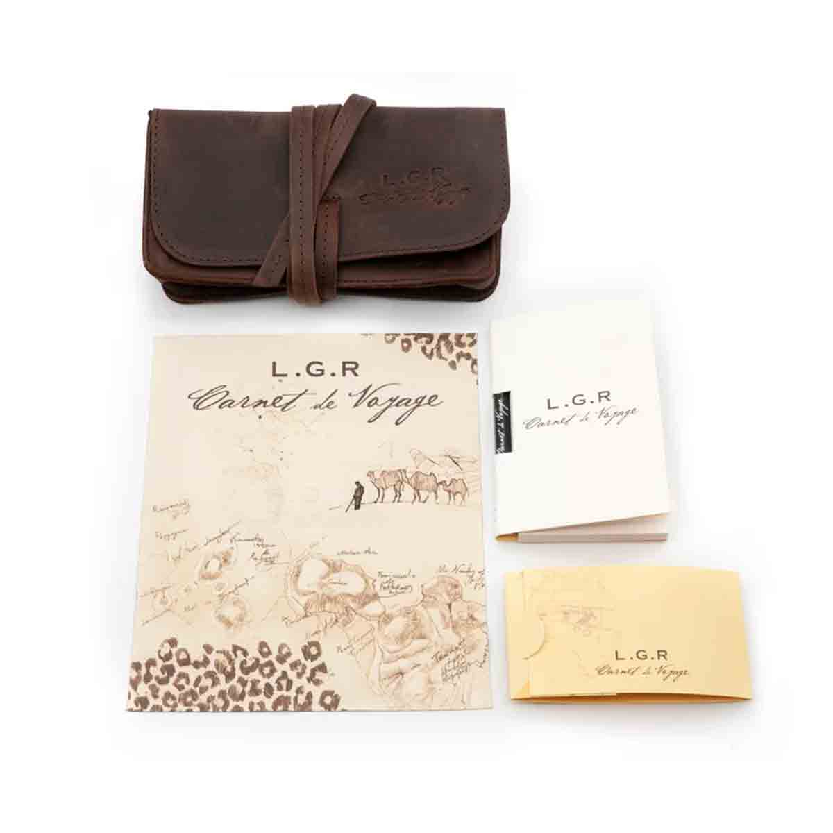 L.G.R. Occhiali da Sole Marrakech Carnet de Voyage 7067 Marrone Chiaro 02/Blu Fotocromatici 6