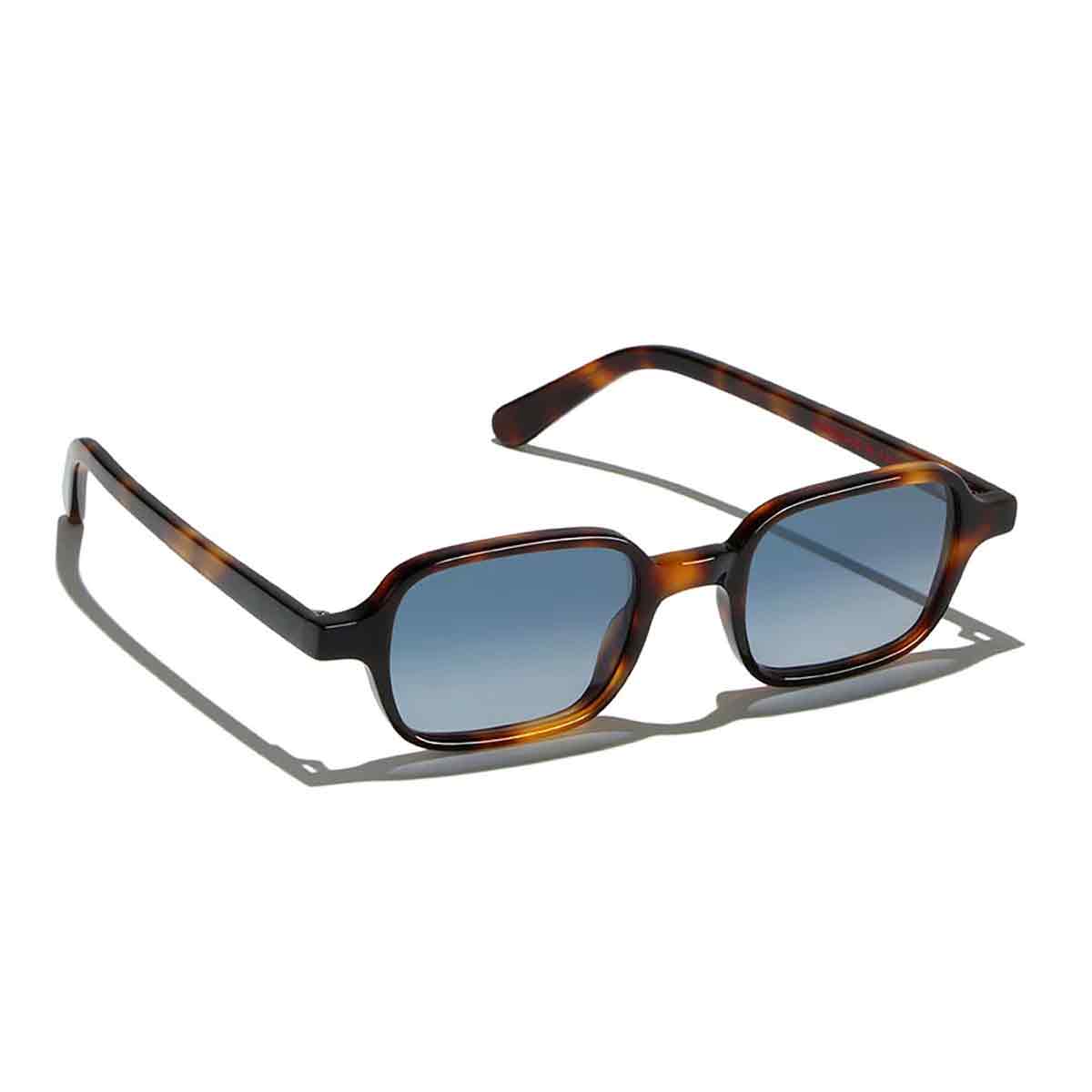 L.G.R. Occhiali da Sole Marrakech Marrone Maculato 39/Blu Sfumato Fotocromatici
