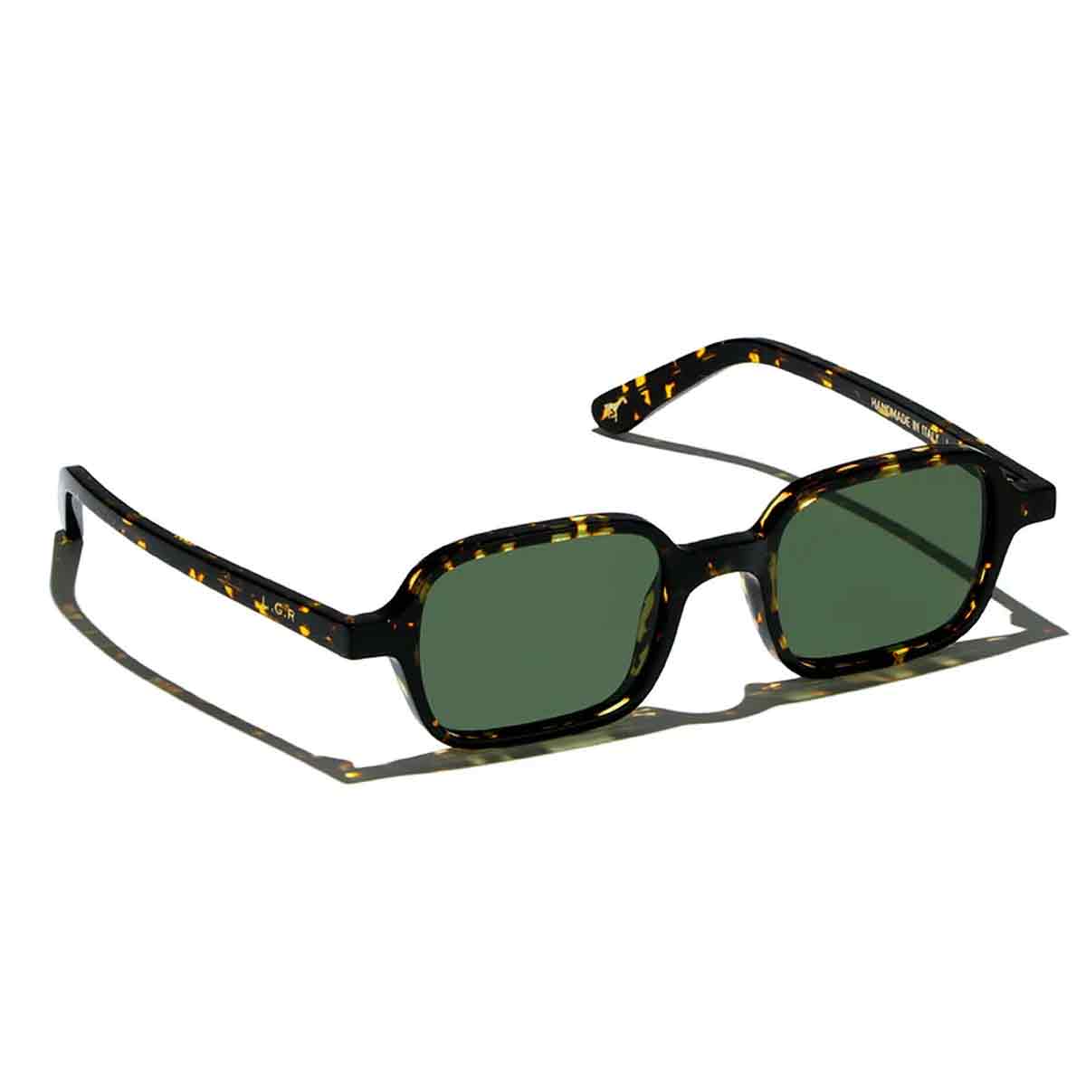 L.G.R. Occhiali da Sole Marrakech Marrone Scuro 09/Verde G15