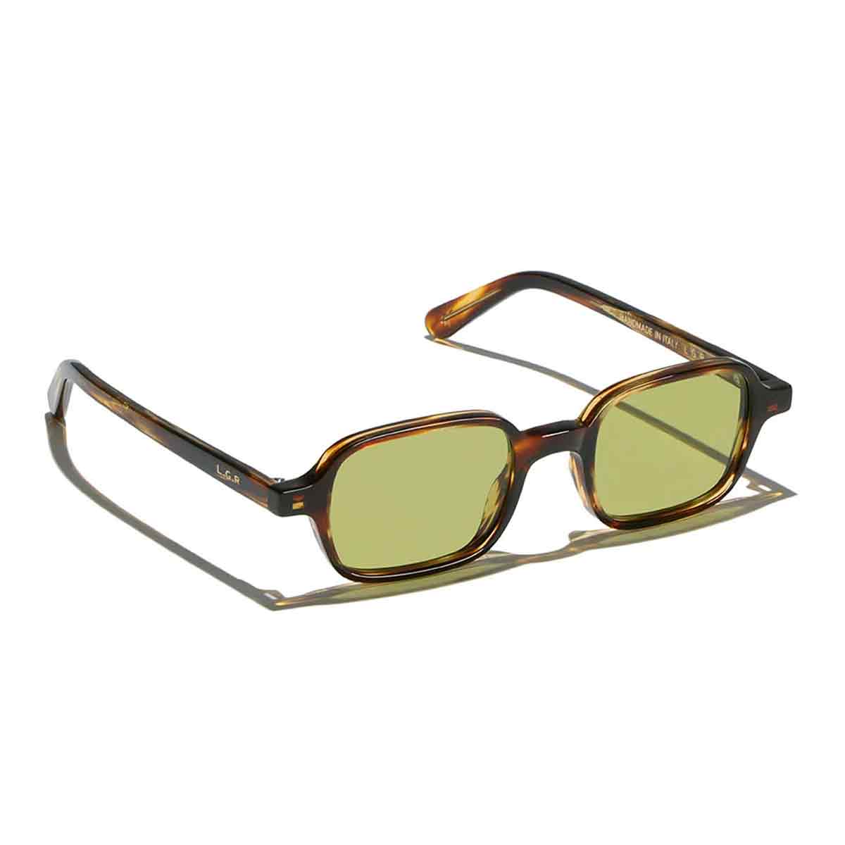 L.G.R. Occhiali da Sole Marrakech Marrone Tabacco 90/Verde Fotocromatici