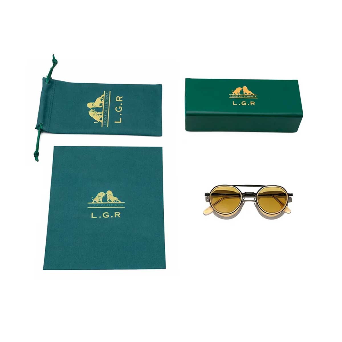 L.G.R. Occhiali da Sole Meknes Explorer II 7017 Nero Opaco/Marrone Fotocromatici 4