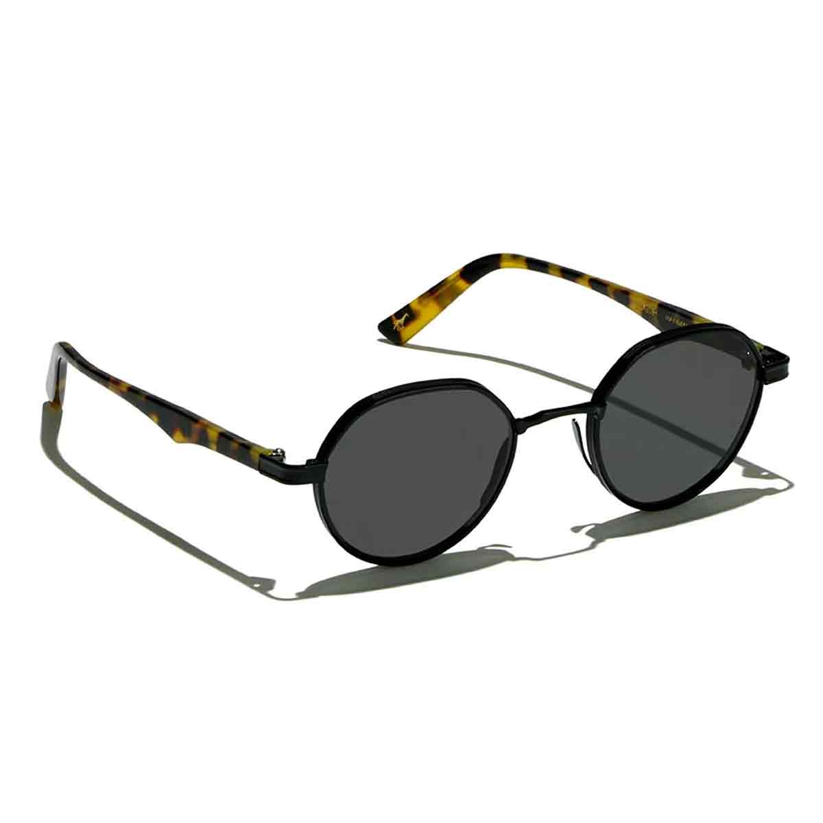 L.G.R. Occhiali da Sole Meknes Nero Marrone Tartarugato 23/Grigio