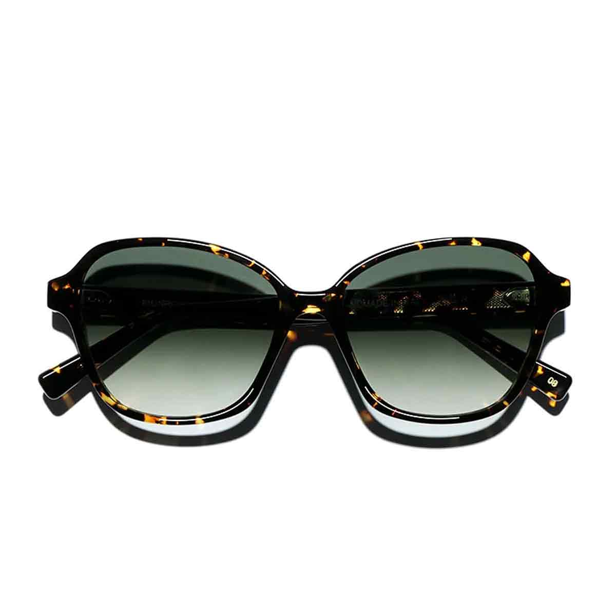L.G.R. Occhiali da Sole Monrovia 7035 Marrone Scuro 09/Verde Sfumato G15 3