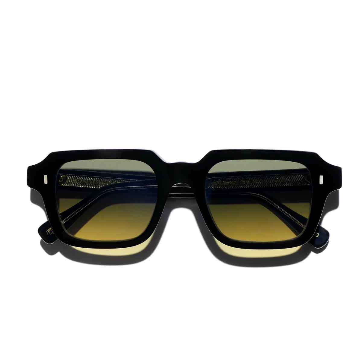 L.G.R. Occhiali da Sole Raffaello II 7059 Nero Argento 01D/Giallo Sfumato Fotocromatici