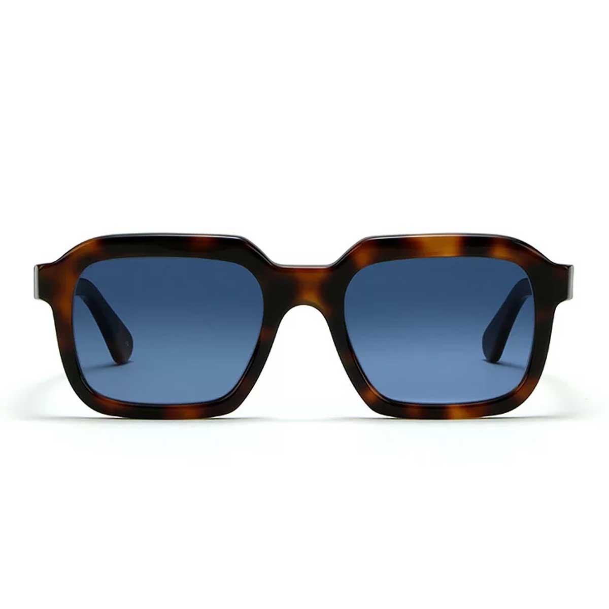 L.G.R. Occhiali da Sole Raffaello Marrone Maculato 39/Blu Sfumato HD