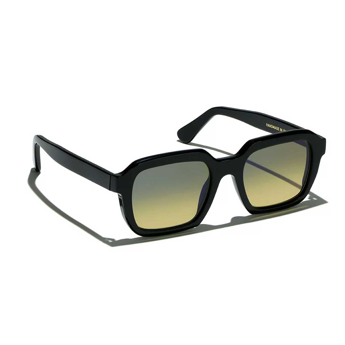 L.G.R. Occhiali da Sole Raffaello Nero 01/Giallo Sfumato Fotocromatici