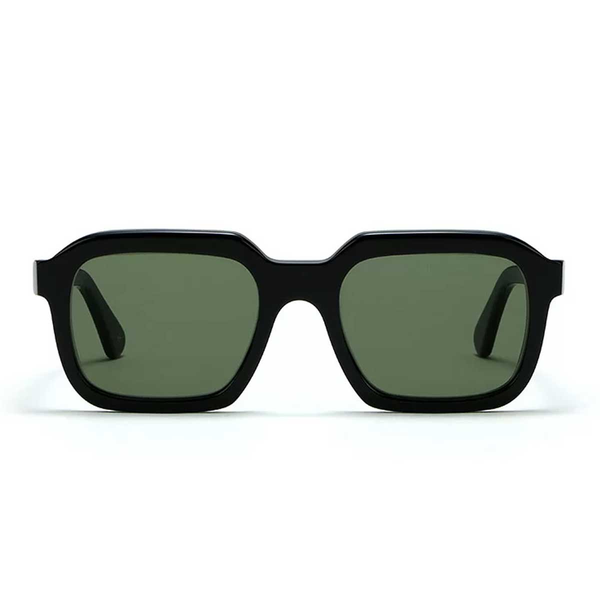 L.G.R. Occhiali da Sole Raffaello Nero 01/Verde G15