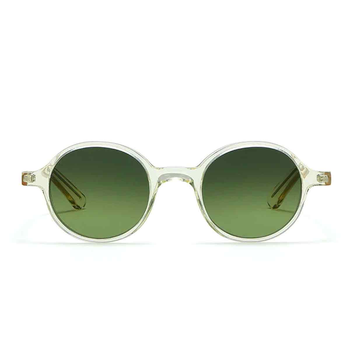 L.G.R. Occhiali da Sole Reunion Champagne 49/Verde G15