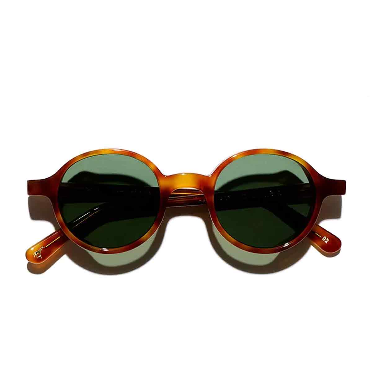 L.G.R. Occhiali da Sole Reunion Explorer Marrone Chiaro 02/Verde G15 3