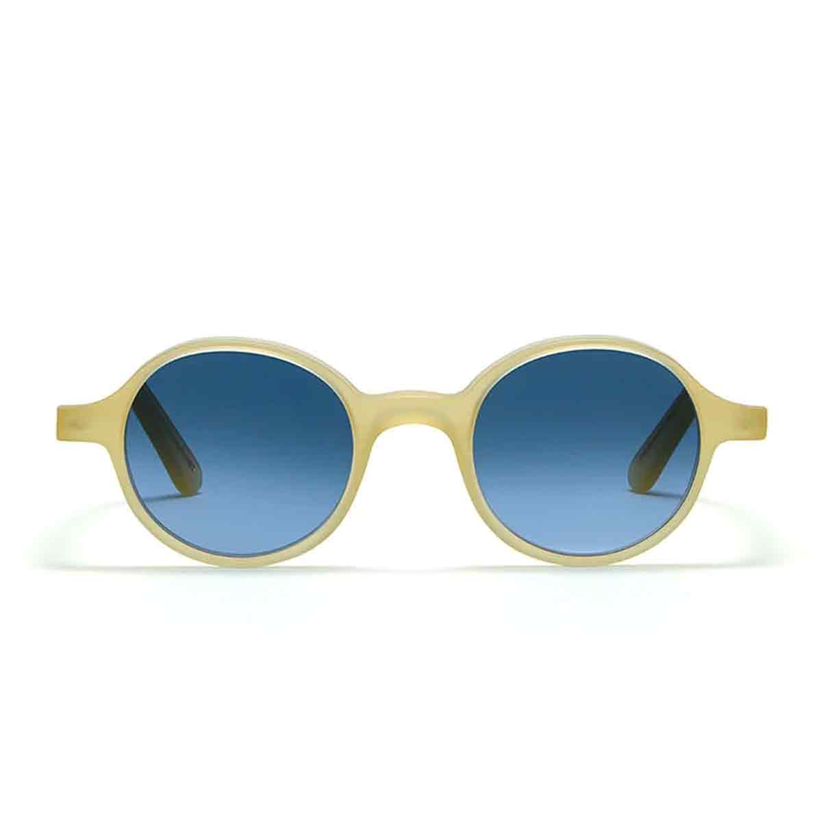 L.G.R. Occhiali da Sole Reunion Miele Opaco 20/Blu HD