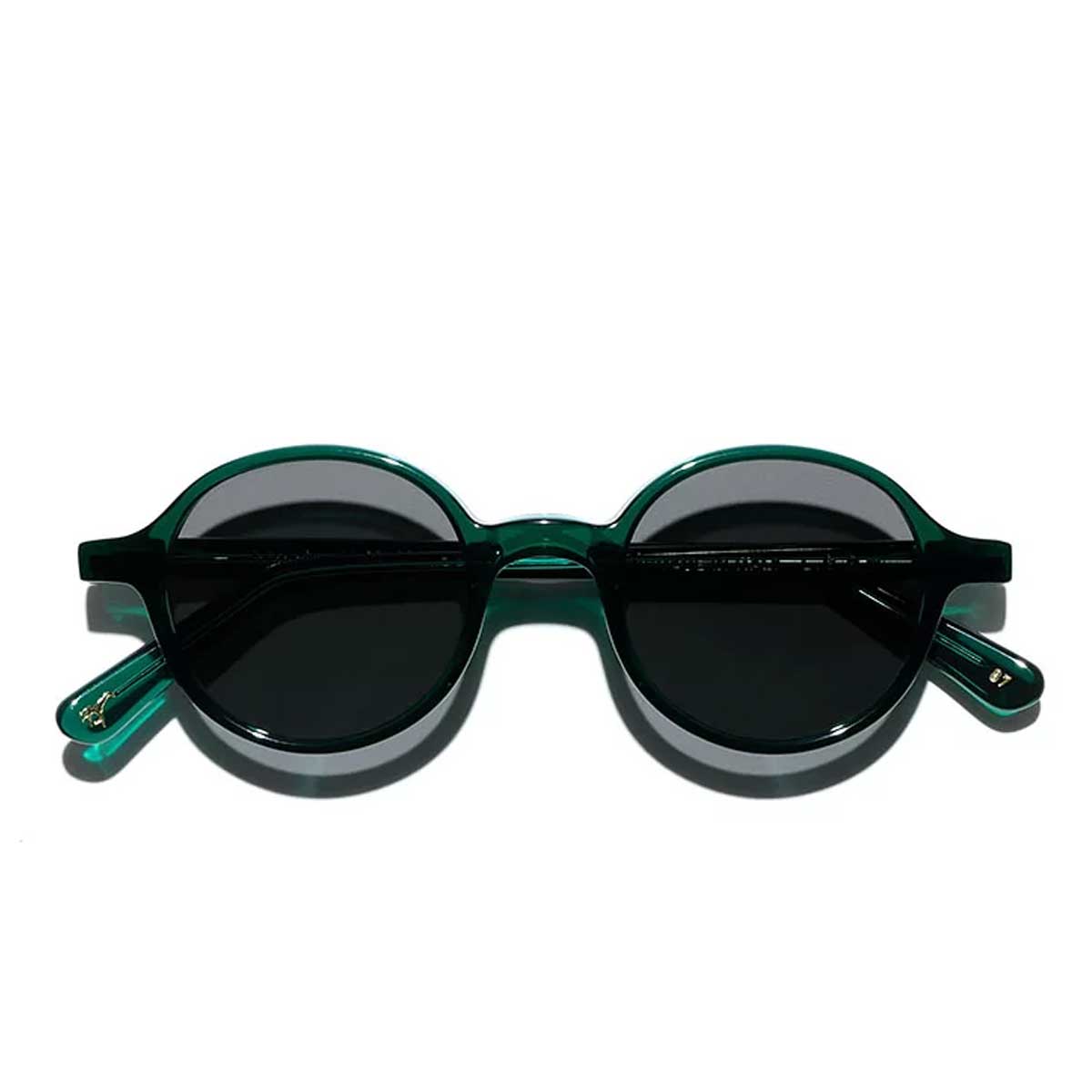 L.G.R. Occhiali da Sole Reunion Verde Smeraldo 87/Grigio 3