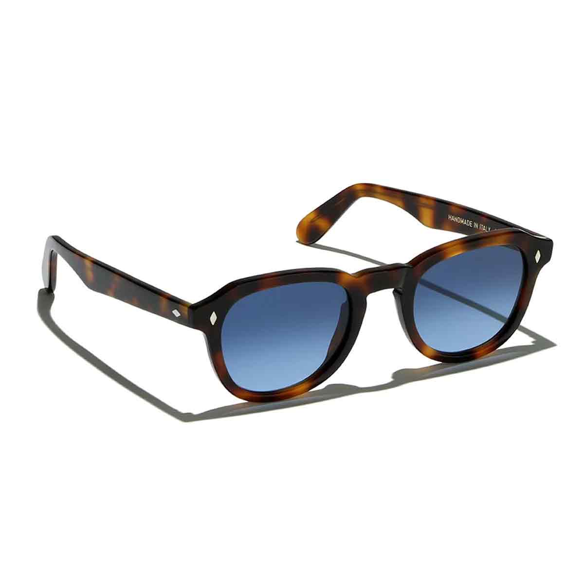 L.G.R. Occhiali da Sole Simba 4043 Marrone Maculato 39/Blu HD 2
