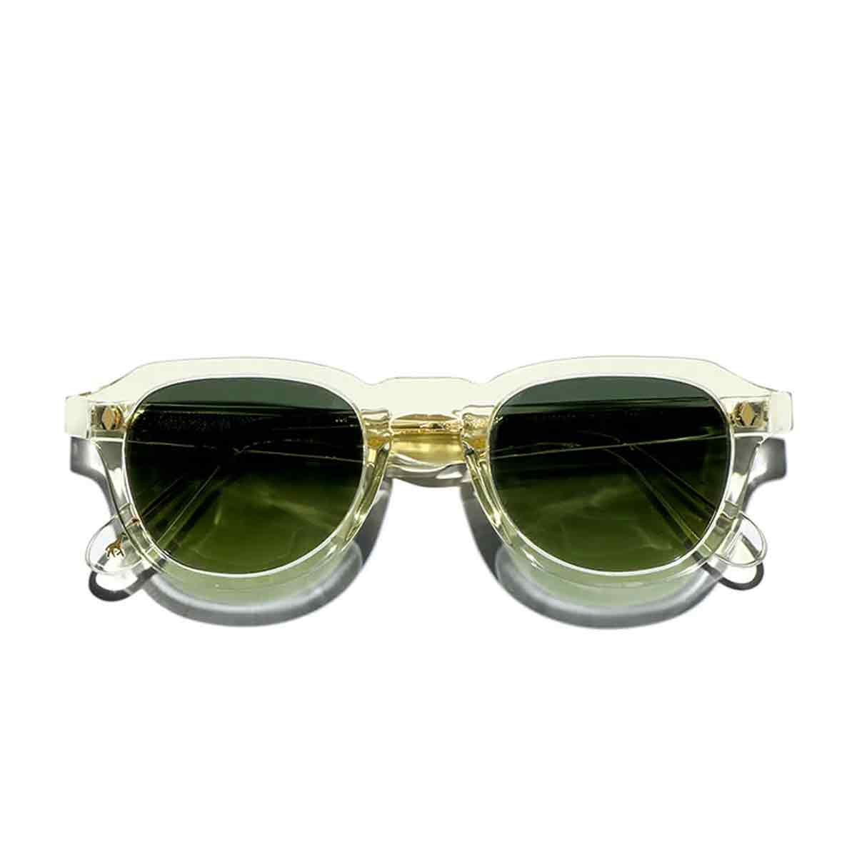 L.G.R. Occhiali da Sole Simba 7282 Champagne Oro 49/Verde Sfumato G15 3