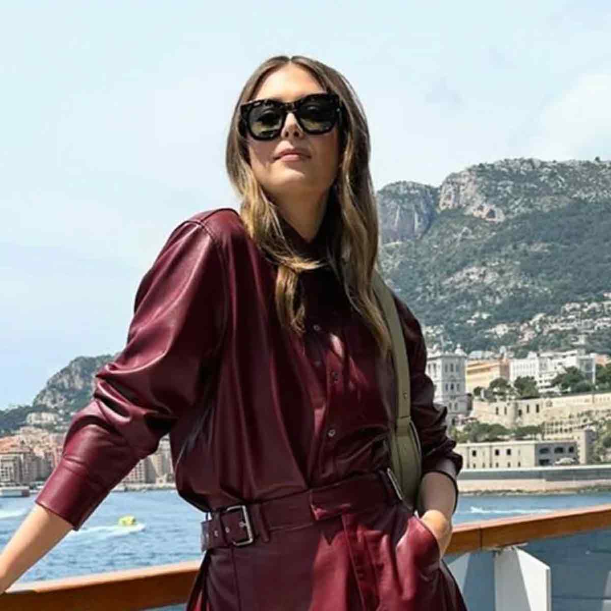 L.G.R. Occhiali da Sole Sofia 4572 Marrone Scuro 09B/Verde G15 4