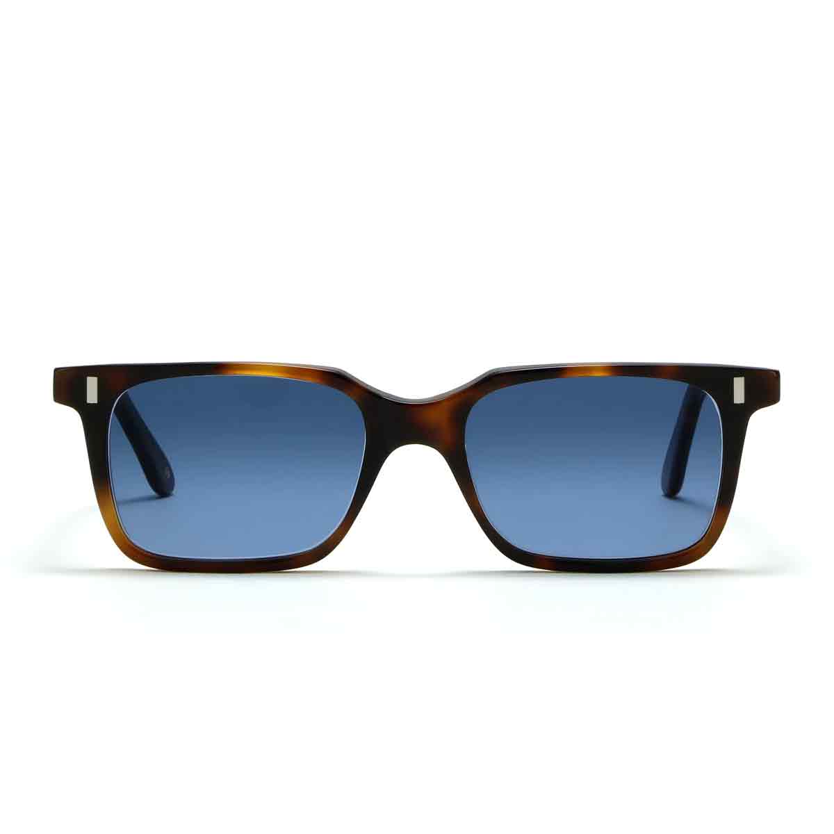 L.G.R. Occhiali da Sole Suez Marrone Maculato 39/Blu HD