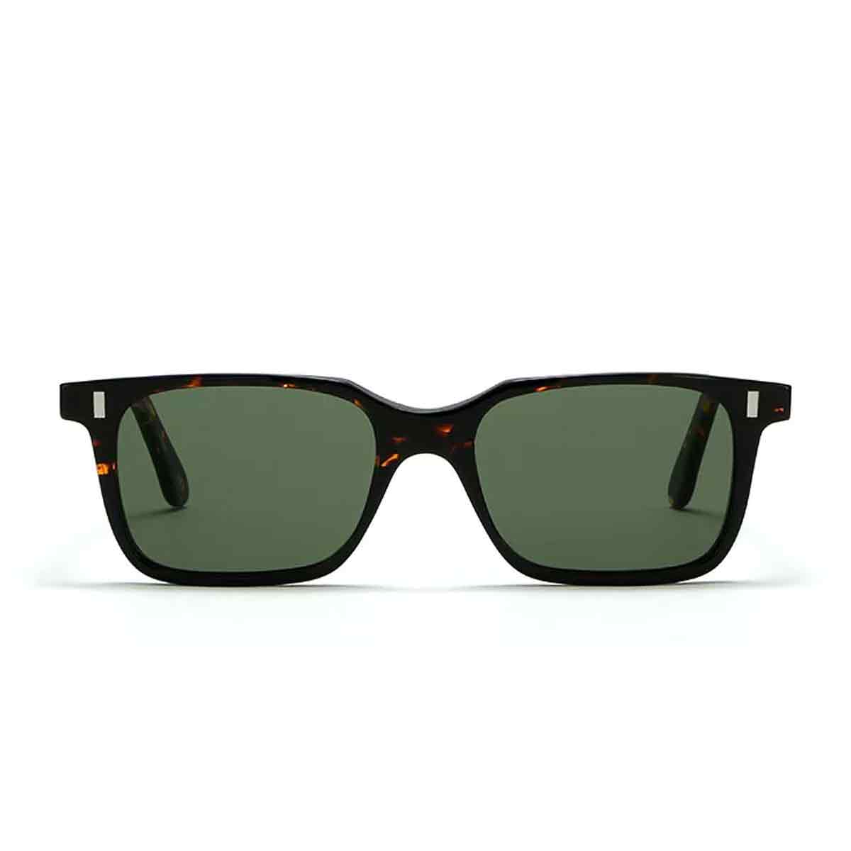 L.G.R. Occhiali da Sole Suez Nero Marrone Scuro 09B/Verde G15
