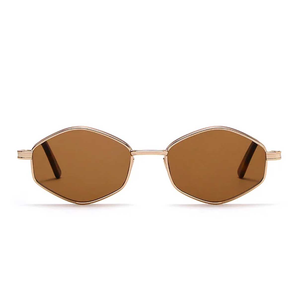 L.G.R. Occhiali da Sole Tigray 7088 Oro Rosa Marrone Maculato 39/Marrone Chiaro Fotocromatici