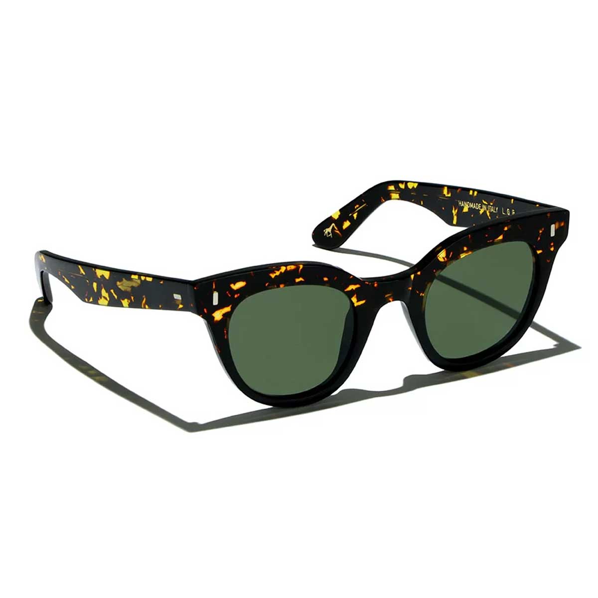 L.G.R. Occhiali da Sole Turkana 5655 Nero Marrone Scuro 09B/Verde G15 2