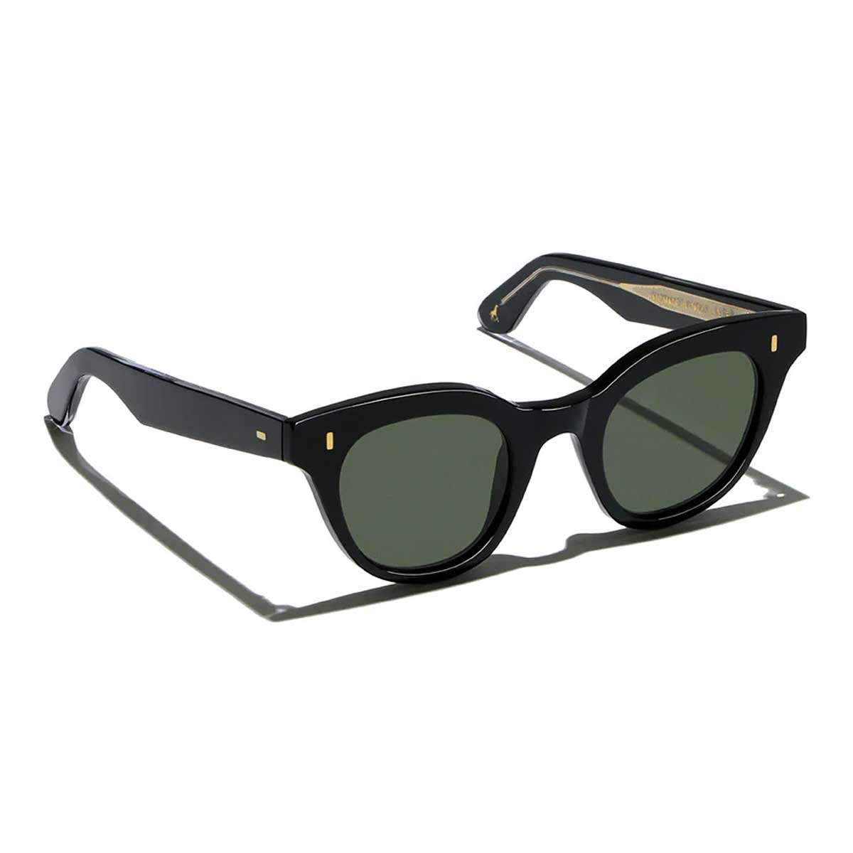 L.G.R. Occhiali da Sole Turkana 6736 Nero Oro 01D/Verde G15 2
