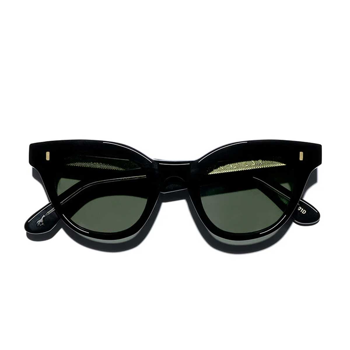 L.G.R. Occhiali da Sole Turkana 6736 Nero Oro 01D/Verde G15 3