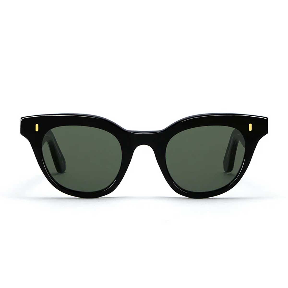 L.G.R. Occhiali da Sole Turkana 6736 Nero Oro 01D/Verde G15