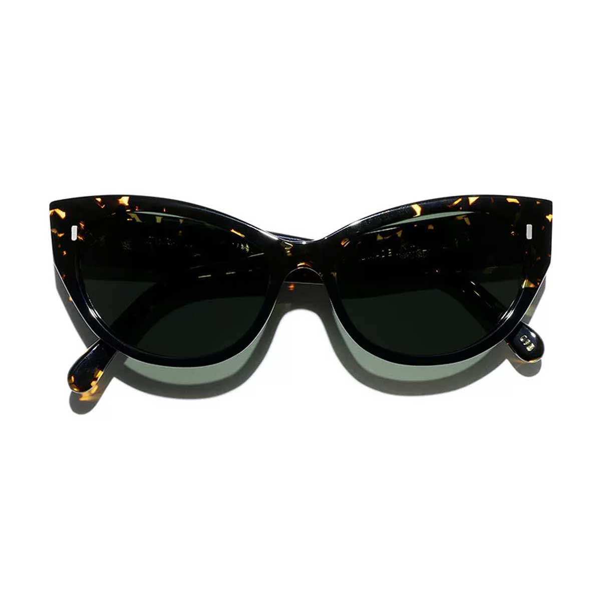 L.G.R. Occhiali da Sole Twiga 4688 Nero Marrone Scuro 09B/Verde Scuro G15 3