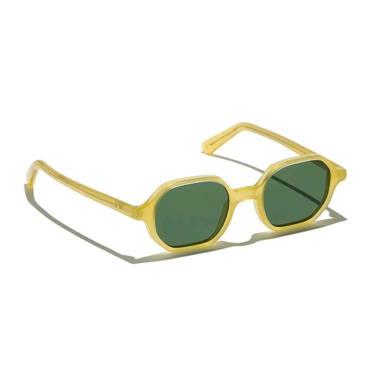 L.G.R. Occhiali da Sole Zanzibar Miele 08/Verde G15 2