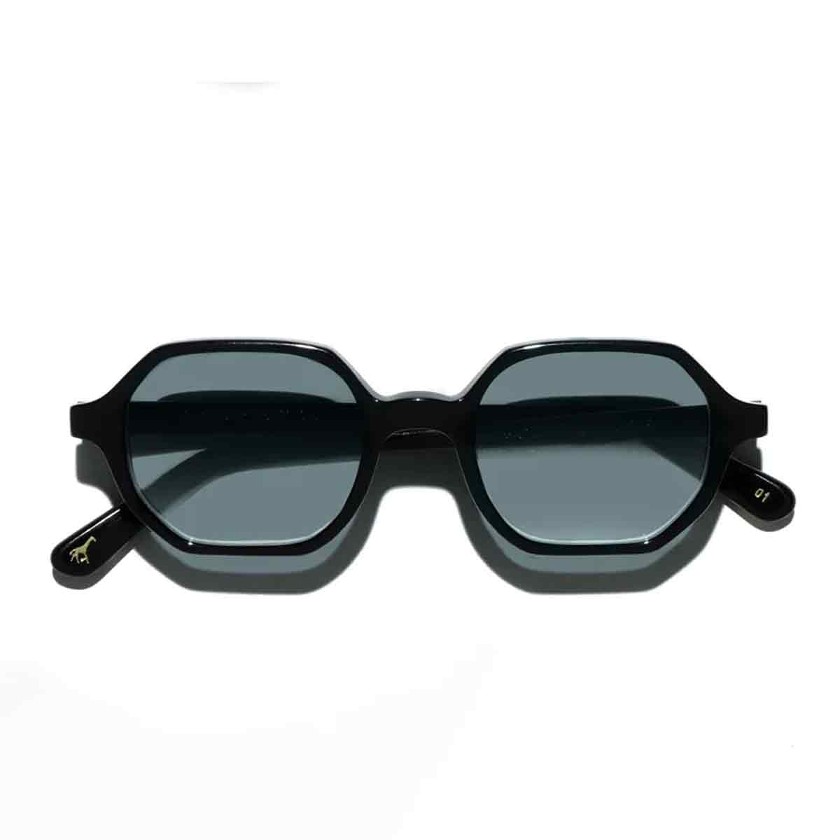 L.G.R. Occhiali da Sole Zanzibar Nero 01/Blu Fotocromatici