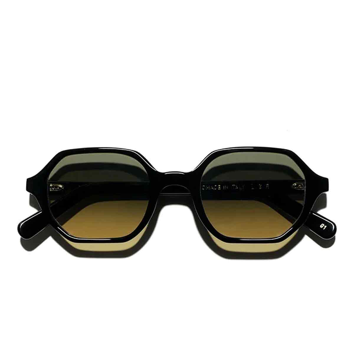 L.G.R. Occhiali da Sole Zanzibar Nero 01/Giallo Sfumato Fotocromatici