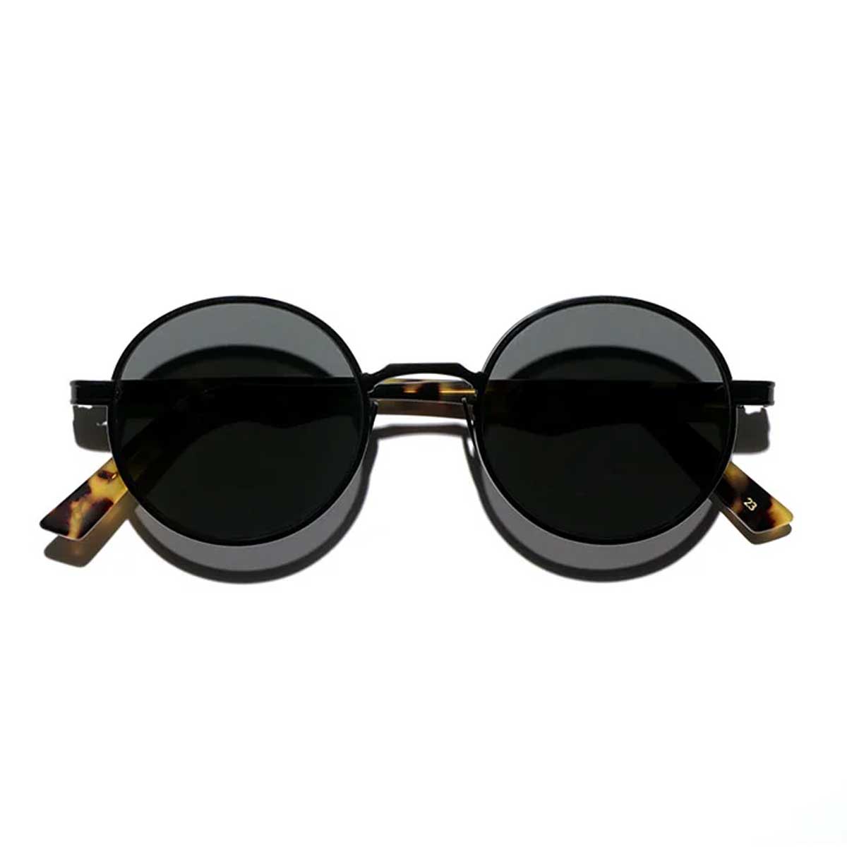 L.G.R. Occhiali da Sole Zelalem 6341 Nero Marrone Tartarugato 23/Grigio