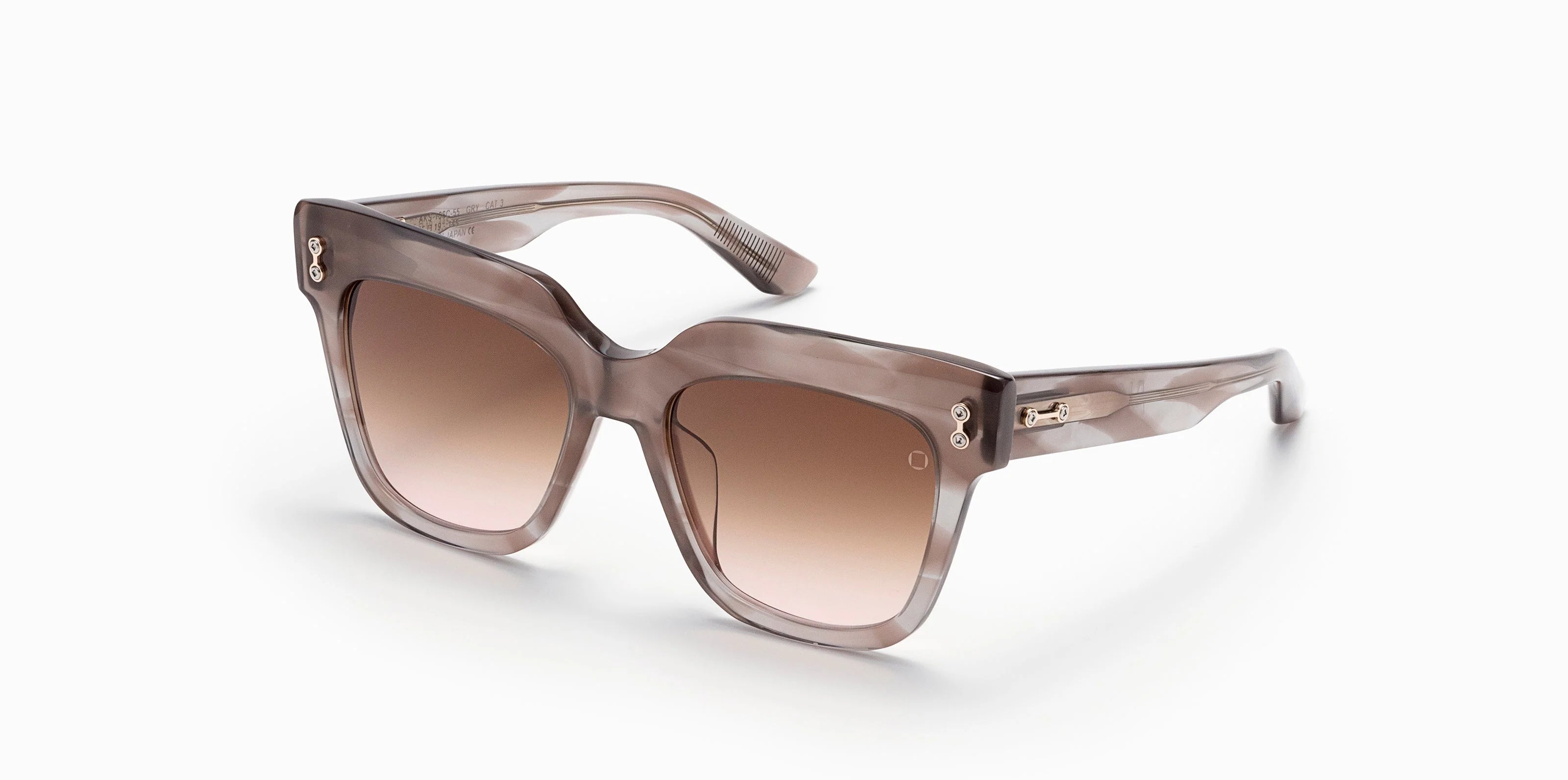 Occhiali da sole AKONI LYRA Nude Grey Swirl