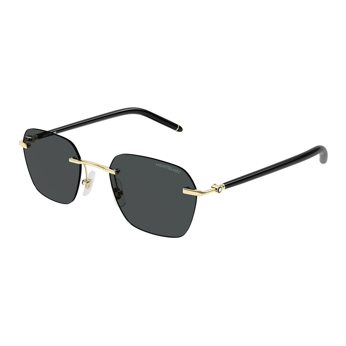 Montblanc Occhiali da Sole MB0270S 001 Nero/Grigio Uomo 2