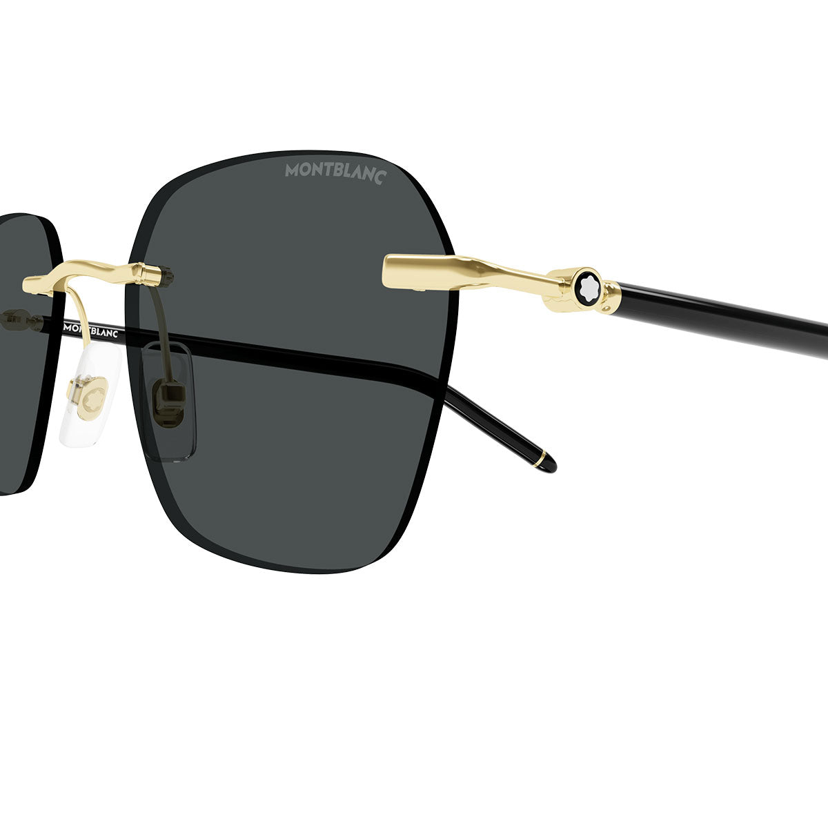 Montblanc Occhiali da Sole MB0270S 001 Nero/Grigio Uomo