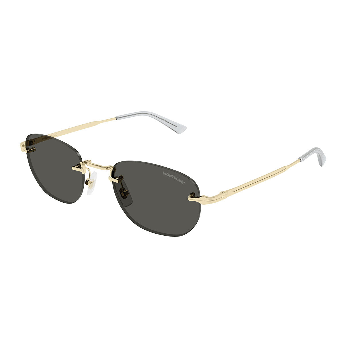 Montblanc Occhiali da Sole MB0303S 001 Oro/Grigio Uomo 2