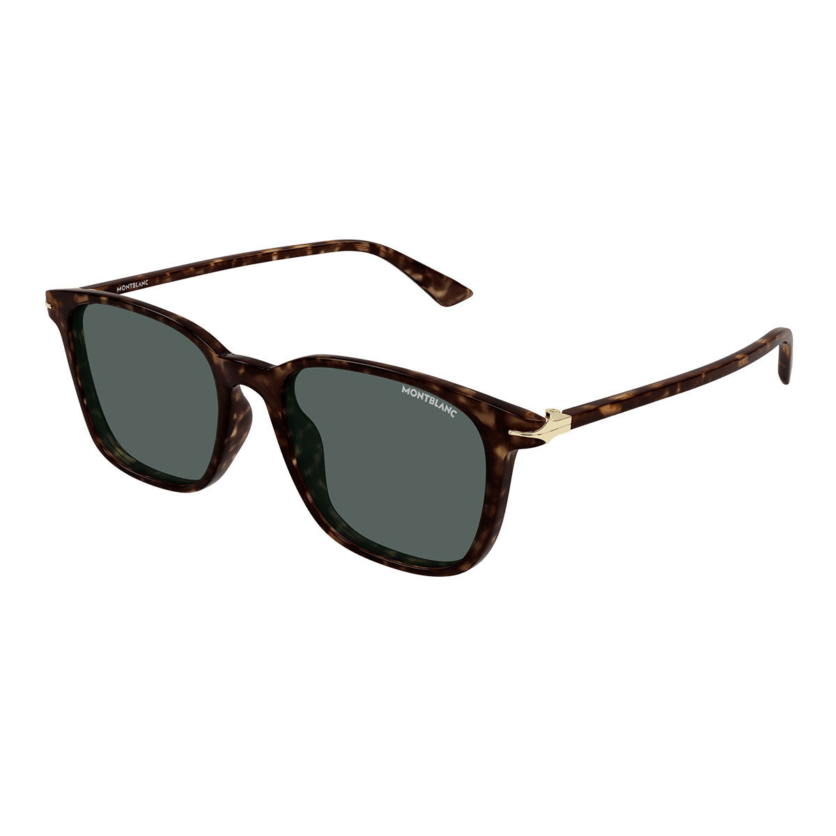 Montblanc Occhiali da Sole MB0338S 002 Marrone/Verde Uomo 2