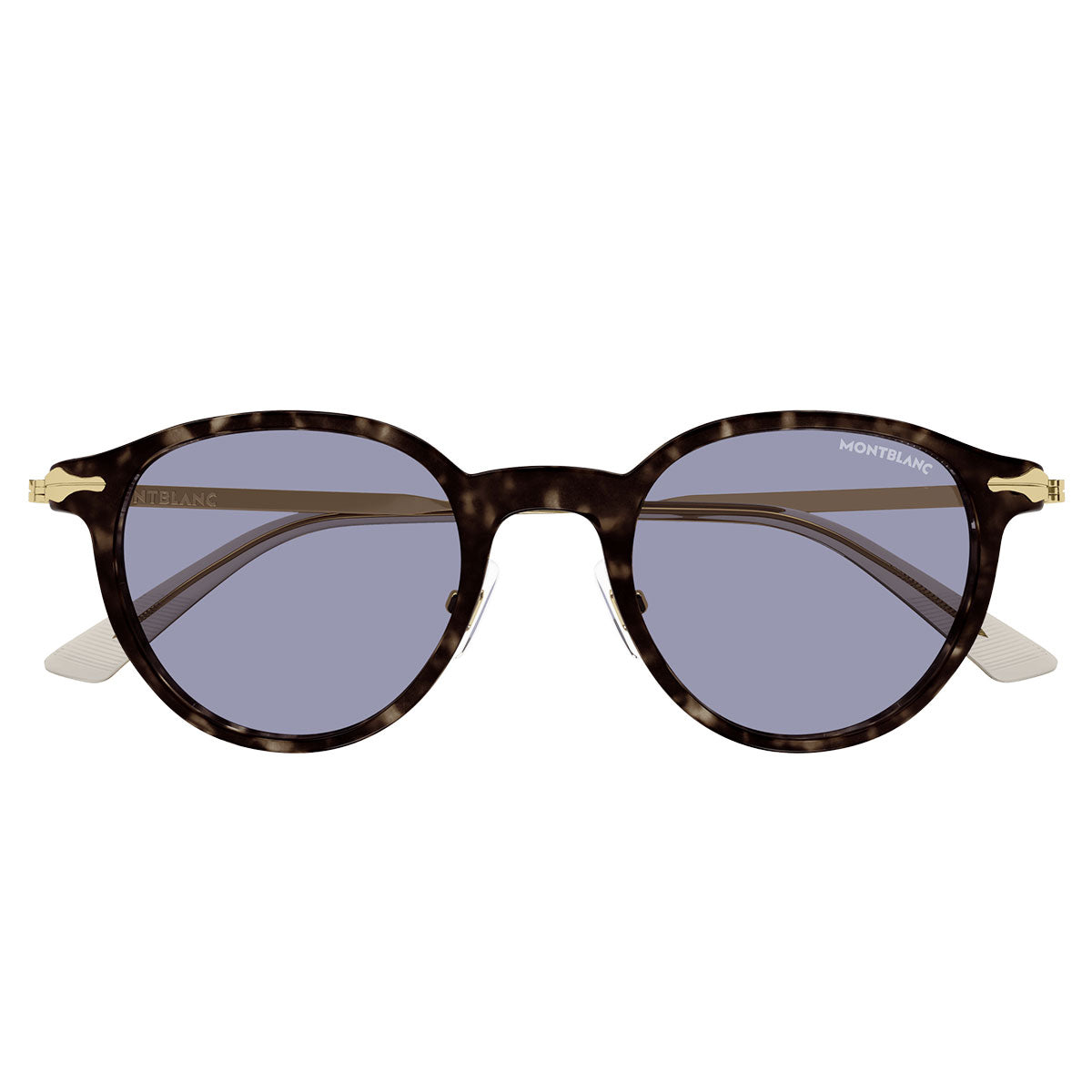 Montblanc Occhiali da Sole MB0362S 002 Marrone/Azzurro Chiaro Uomo